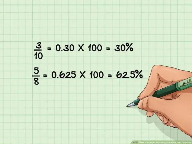 How to Change a Percentage to a Decimal